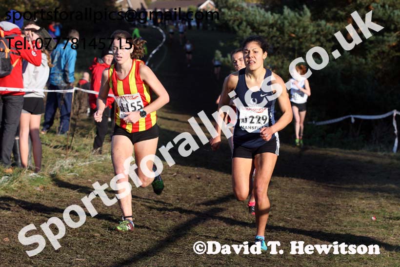 Senior womens National Cross Country Relay, Berry Hill Park, Mansfield. Photo:  David T. Hewitson/Sports for All Pics